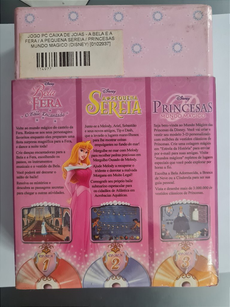 Jogo Pc Disney Princess Caixa de Jóias Original – imagem 3