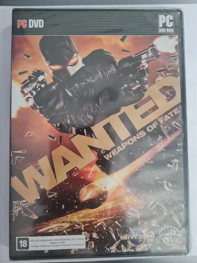 Jogo Pc Wanted Weapons of fate Lacrado Original