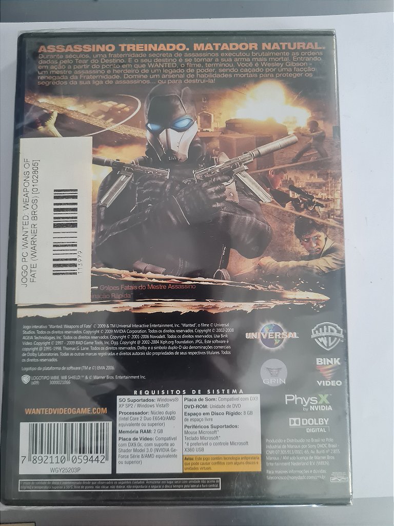 Jogo Pc Wanted Weapons of fate Lacrado Original – imagem 2
