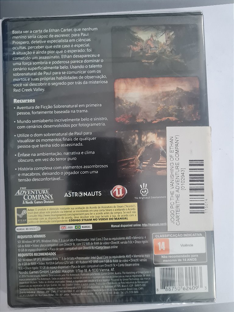 Jogo Pc The vanishing of Ethan Carter Lacrado Original – imagem 2