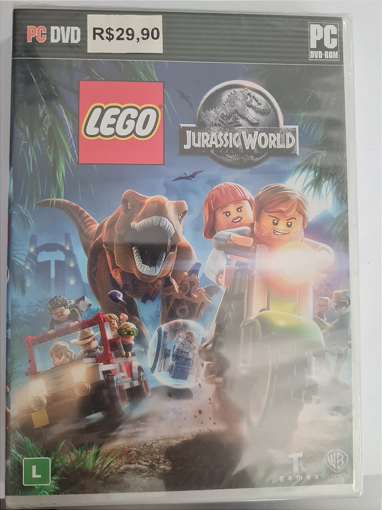 Jogo Pc Lego Jurrasic World Lacrado Original