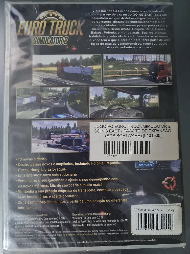 Jogo Pc Euro Truck Simulator 2 Going West Lacrado Original – imagem 2