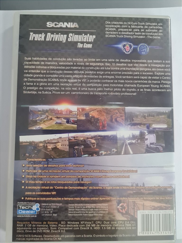 Jogo Pc Scania Truck Driver Simulator Lacrado Original – imagem 2