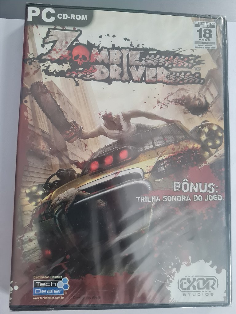 Jogo Pc Zombie Driver Lacrado Original