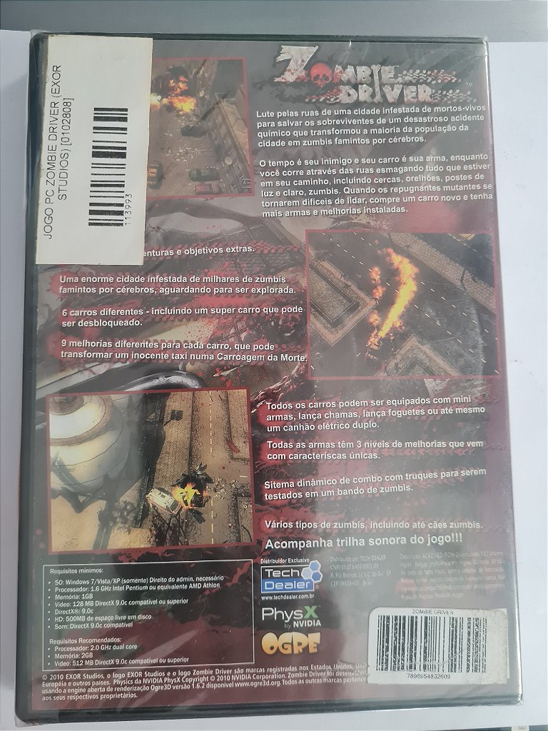 Jogo Pc Zombie Driver Lacrado Original – imagem 2