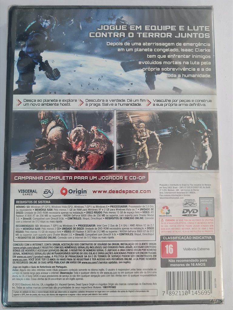 Jogo Pc Deadspace 3 Lacrado Original – imagem 2