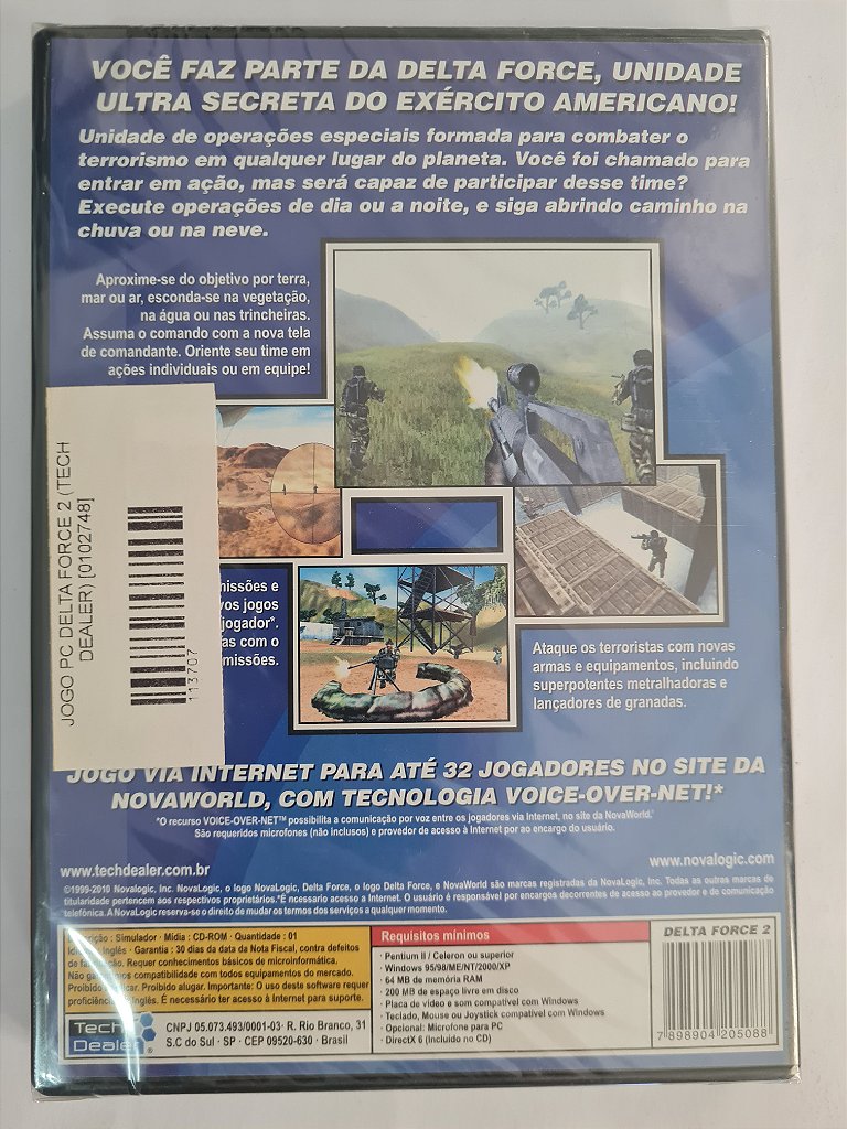 Jogo Pc Delta force 2 Lacrado Original – imagem 2