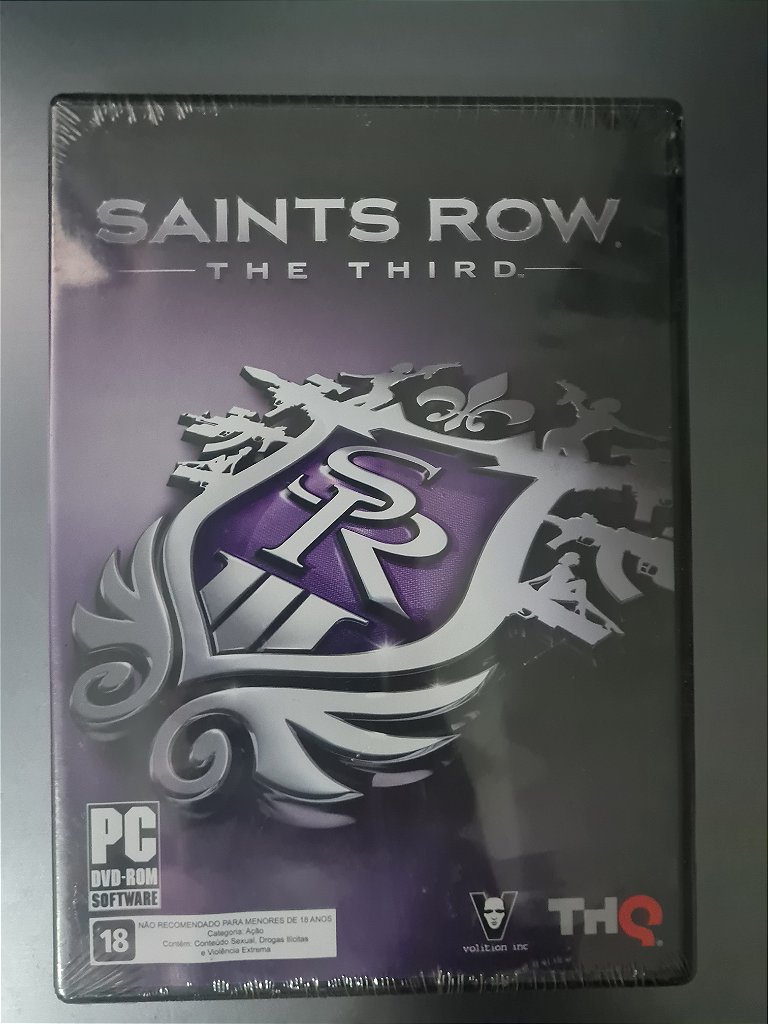 Jogo Pc Saints Row The third Lacrado Original