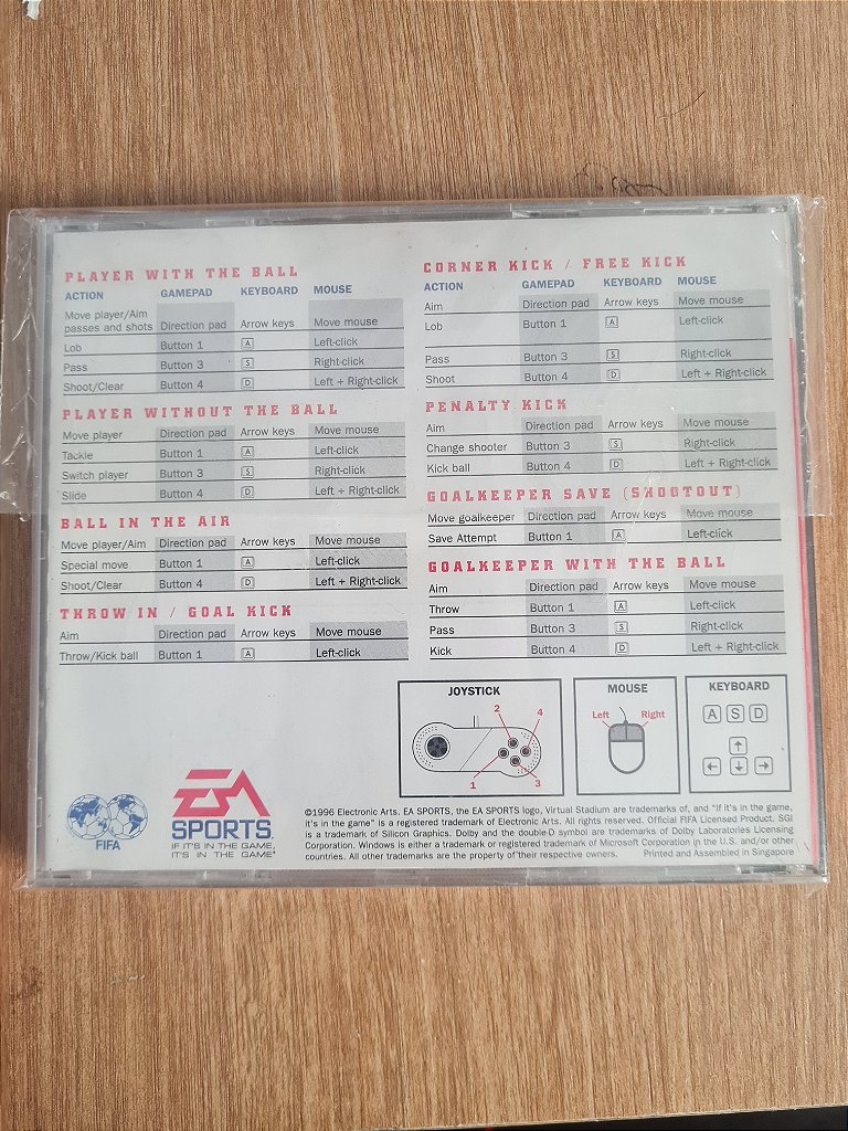 Jogo para PC FIFA Soccer 97 Lacrado Original – imagem 2