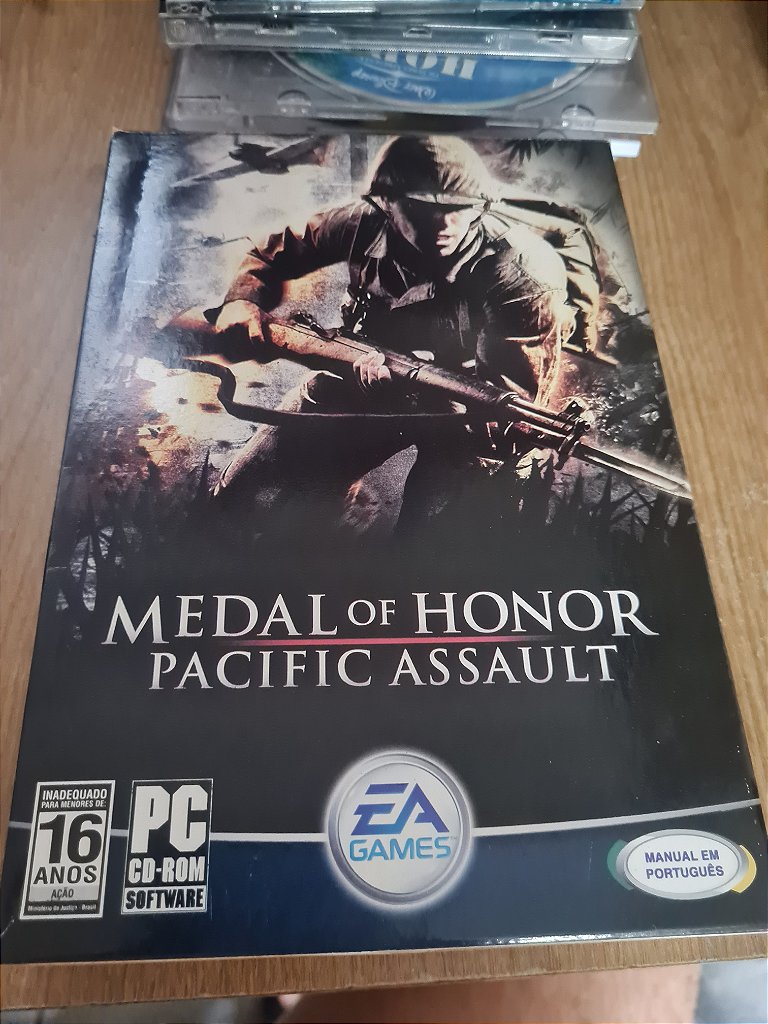 Jogo para PC Medal of Honor: Pacific Assault Big Box Original