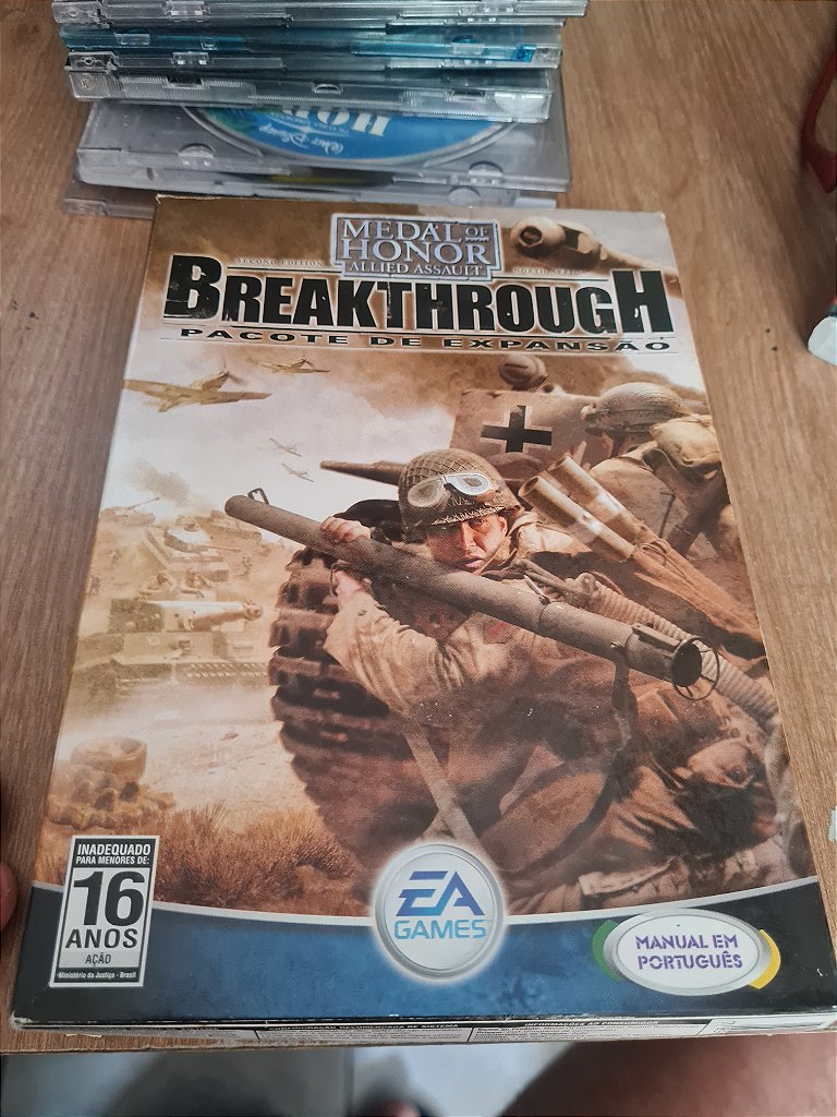 Jogo para PC Medal of Honor: Allied Assault Breakthrough (expansão) Original