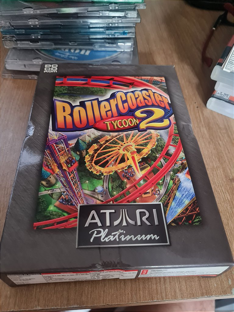 Jogo para PC RollerCoaster Tycoon 2 big box Original