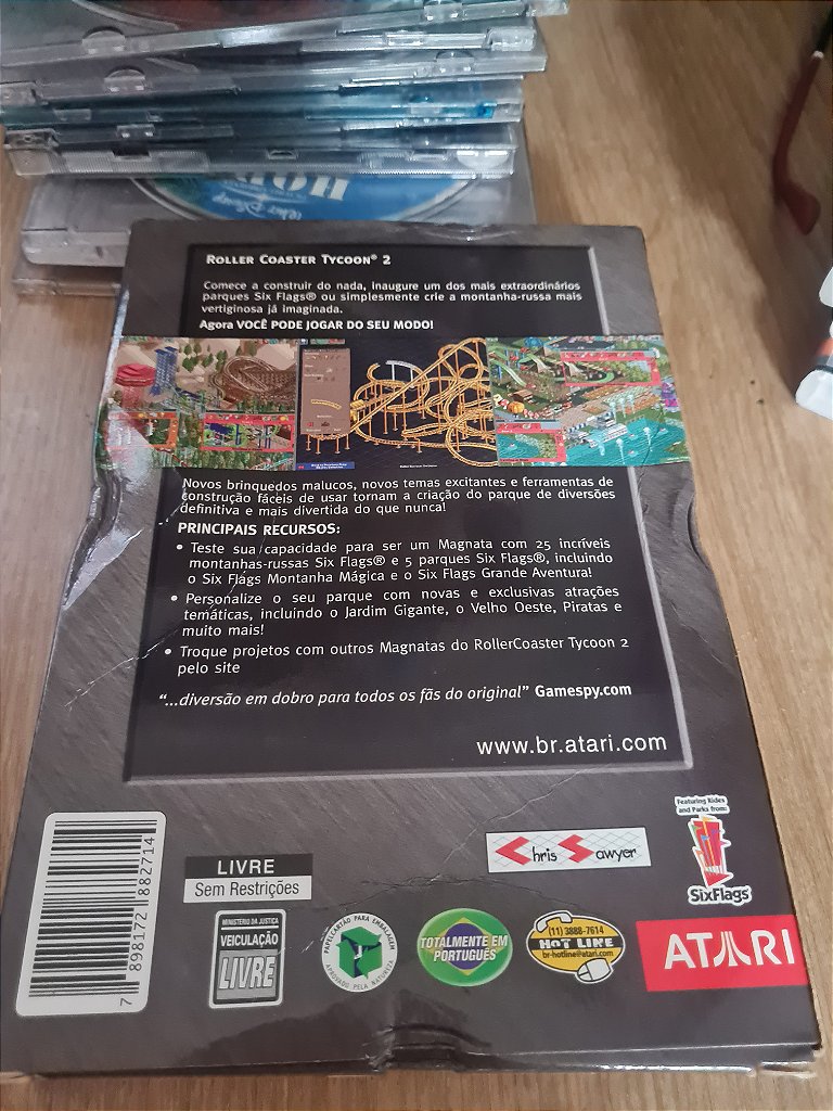 Jogo para PC RollerCoaster Tycoon 2 big box Original – imagem 3