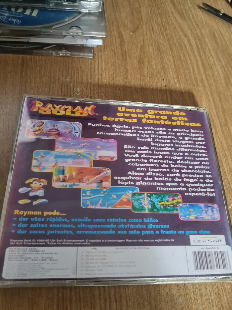 Jogo para PC Rayman Gold (Rayman 1 compilação) Original – imagem 3