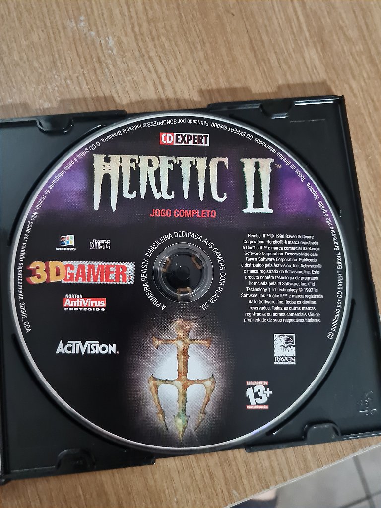 Jogo para PC Cd expert Heretic II Original