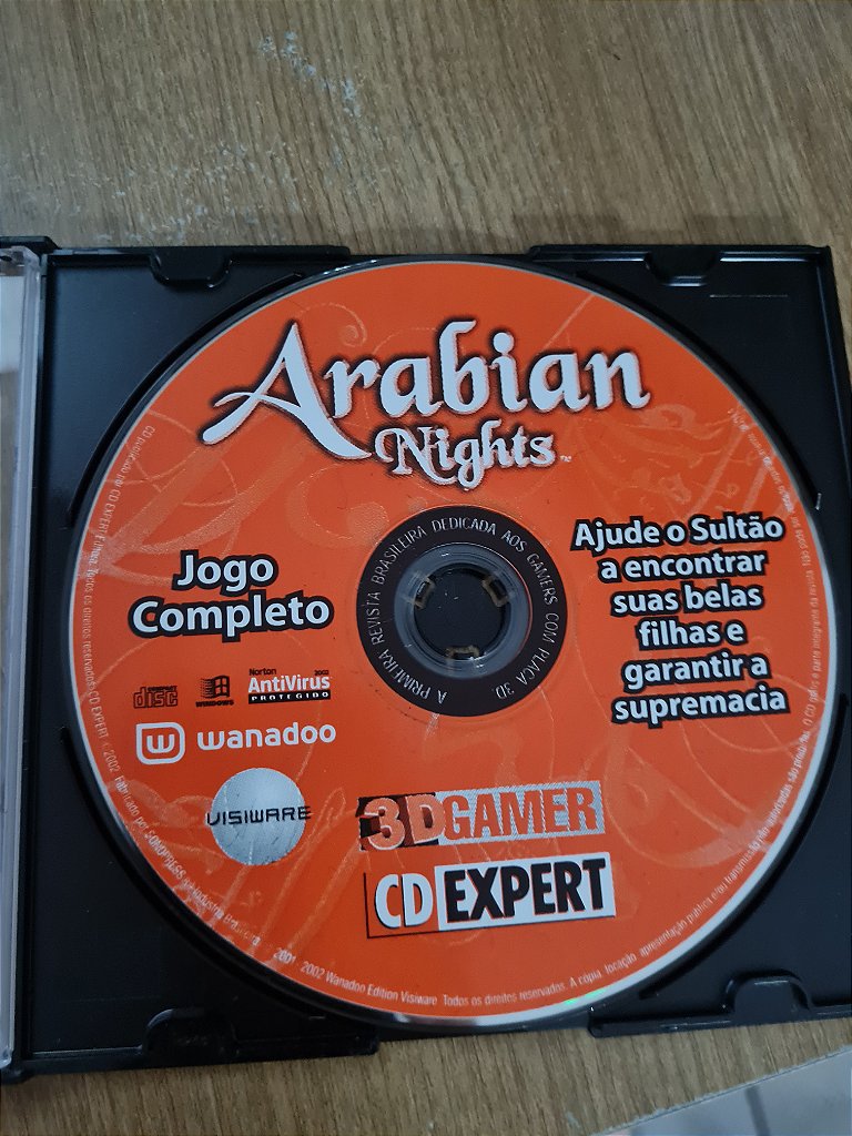 Jogo para PC Cd expert Arabian Nights Original
