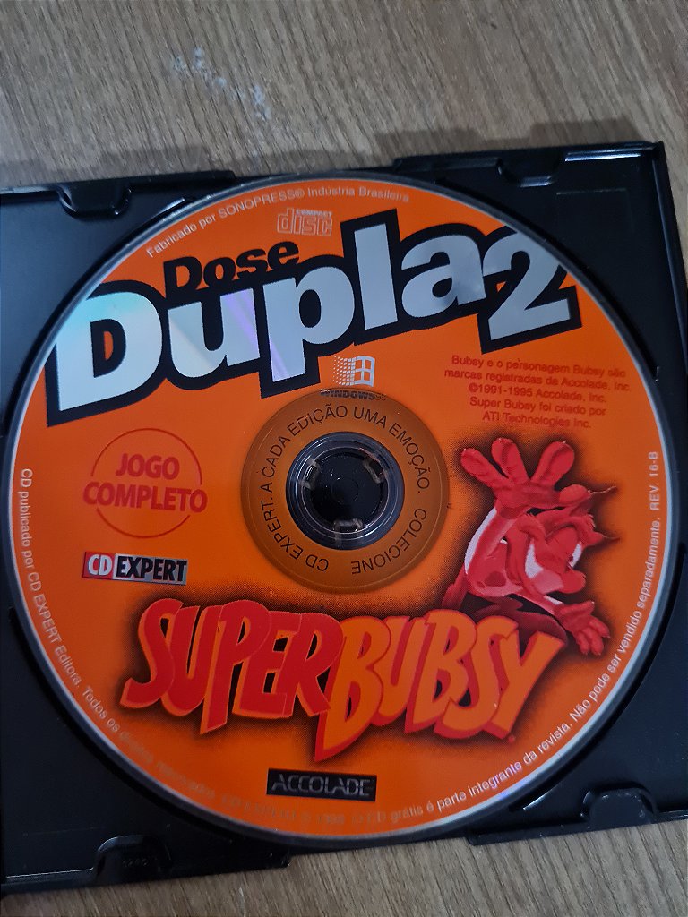 Jogo para PC CD expert Super Bubsy (Dose Dupla 2) Original