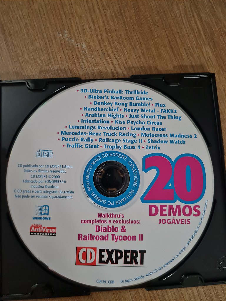 Jogo para PC EXPERT DEMOS Edição 39 Original