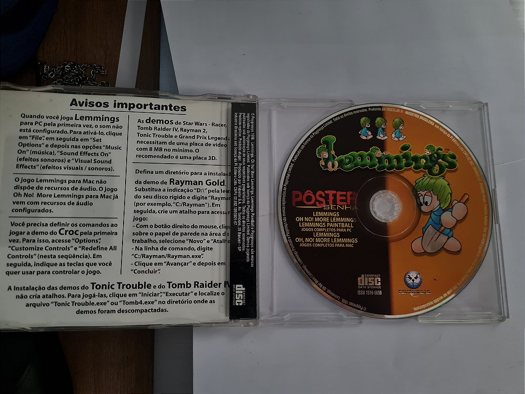 Jogo para PC Lemmings (CD Pôster/Senha) Original – imagem 2