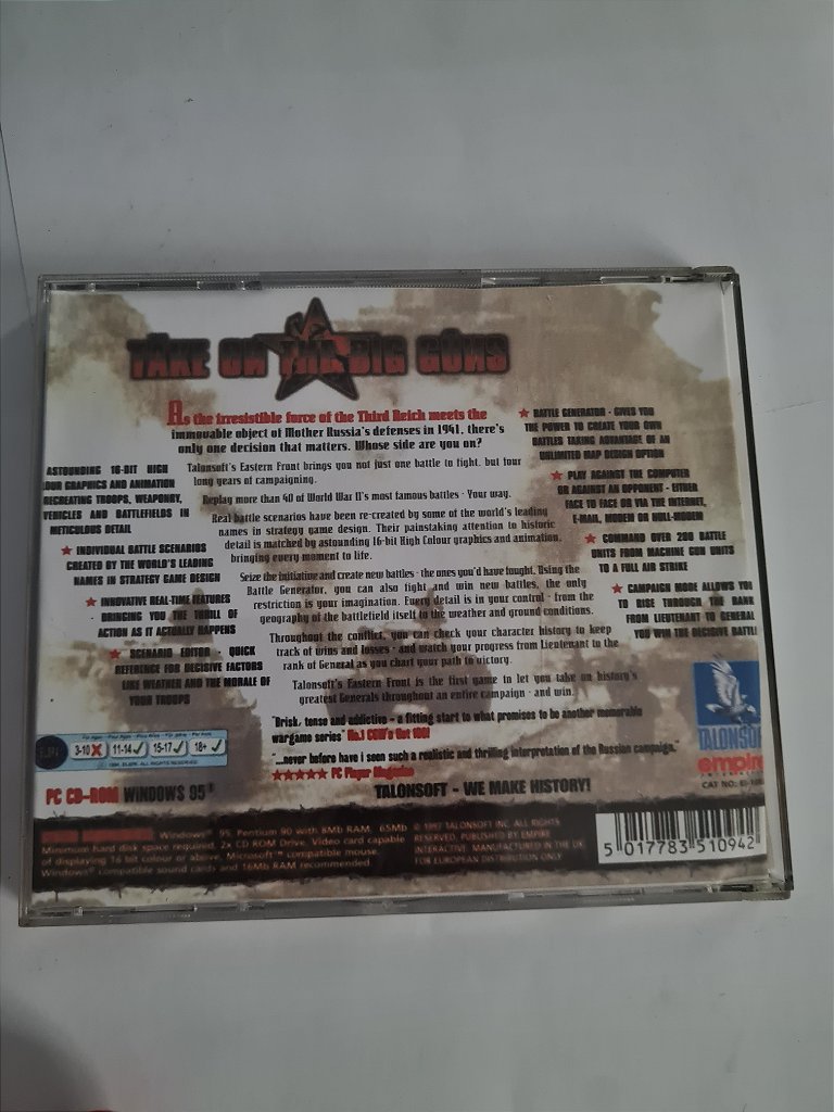 Jogo para PC TalonSofts East Front (Campaign Series) Original – imagem 3