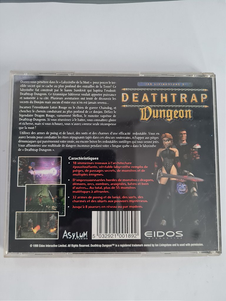 Jogo para PC Death Trap: Dungeon (Asylum/Eidos) Original – imagem 3