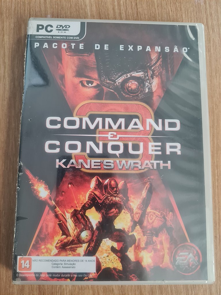 Jogo para PC Command & Conquer 3: Kane's Wrath Lacrado Origi