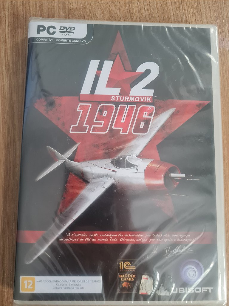 Jogo para PC IL-2 Sturmovik: 1946 Lacrado Original
