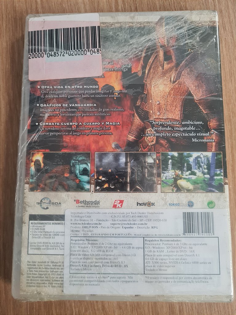Jogo para PC The Elder Scrolls IV: Oblivion Lacrado Original – imagem 2