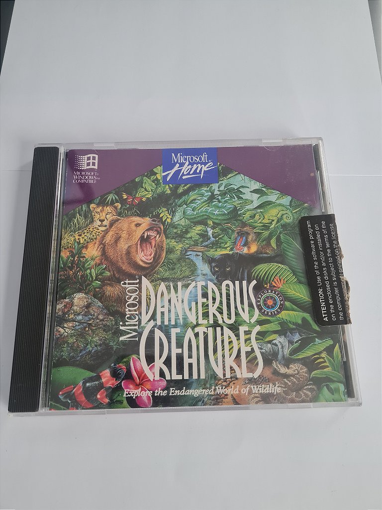 Jogo para PC Microsoft Dangerous Creatures Original