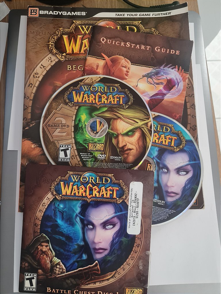 Jogo para PC World of Warcraft Battle Chest Manual Original