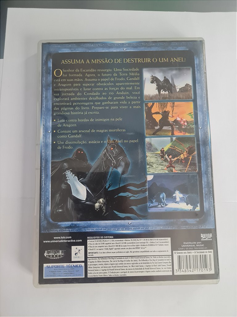 Jogo para PC Senhor dos Anéis: A Sociedade do Anel Original – imagem 2