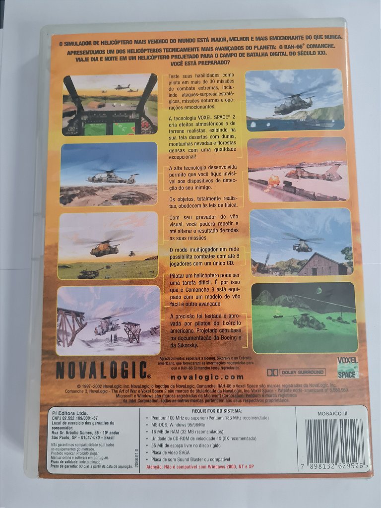 Jogo para PC Comanche 3 Original – imagem 3