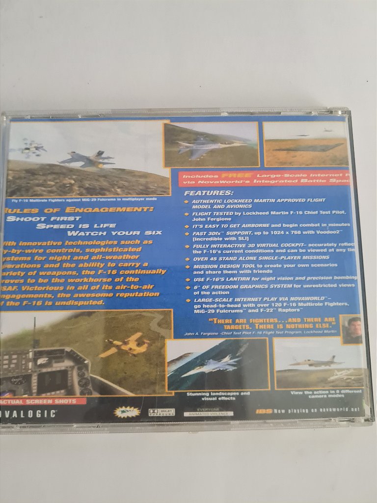 Jogo para PC F-16 Multirole Fighter Original – imagem 3
