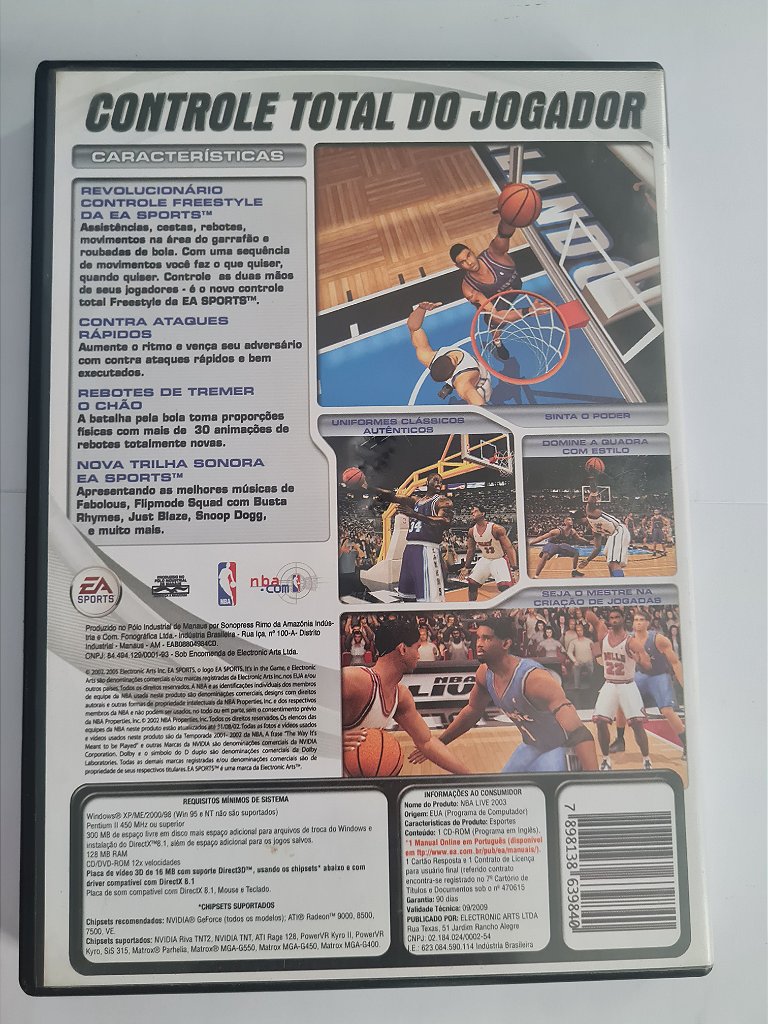 Jogo para PC NBA Live 2003 Original – imagem 3