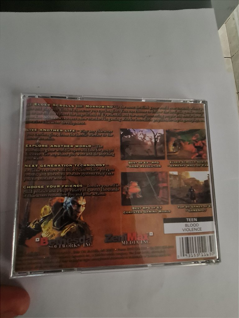 Jogo para PC Elder Scrolls 3 Morrowind Original – imagem 3