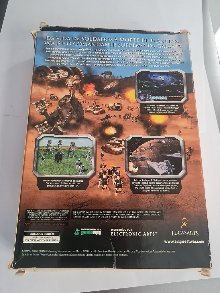 Jogo para PC Starwars Empire at war bigbox Manual Original – imagem 2