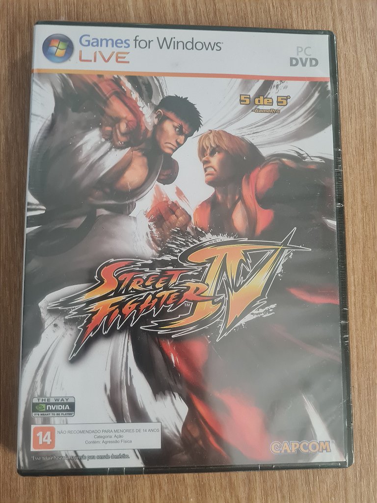 Jogo para PC Street Fighter IV LACRADO Original