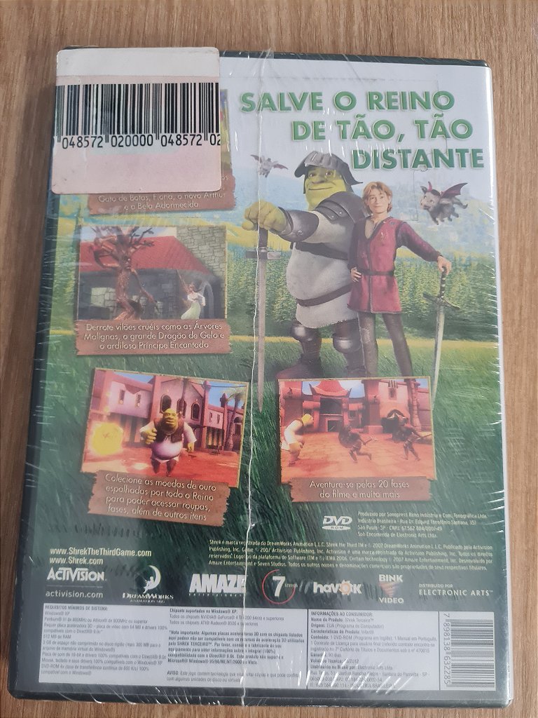 Jogo para PC Shrek the Third (O Terceiro) LACRADO Original – imagem 2