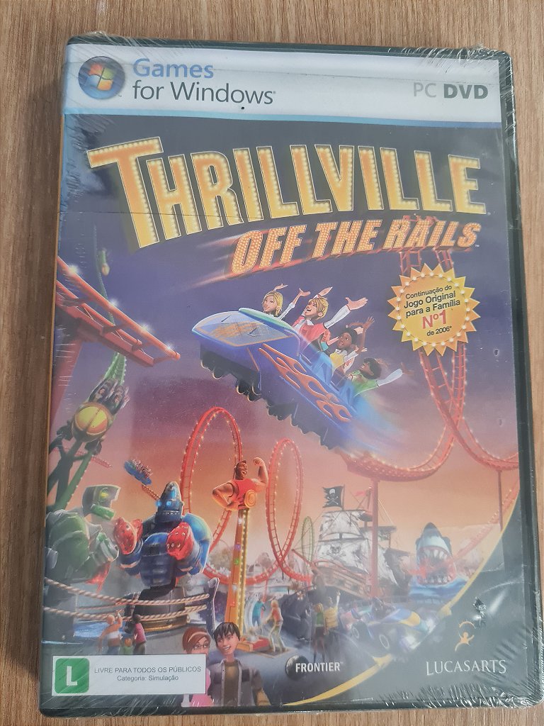 Jogo para PC Thrillville: Off the Rails LACRADO Original