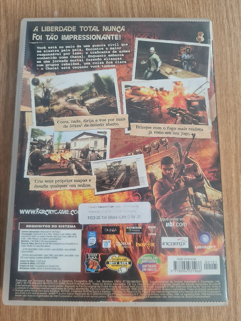 Jogo para PC Far Cry 2 Original – imagem 3