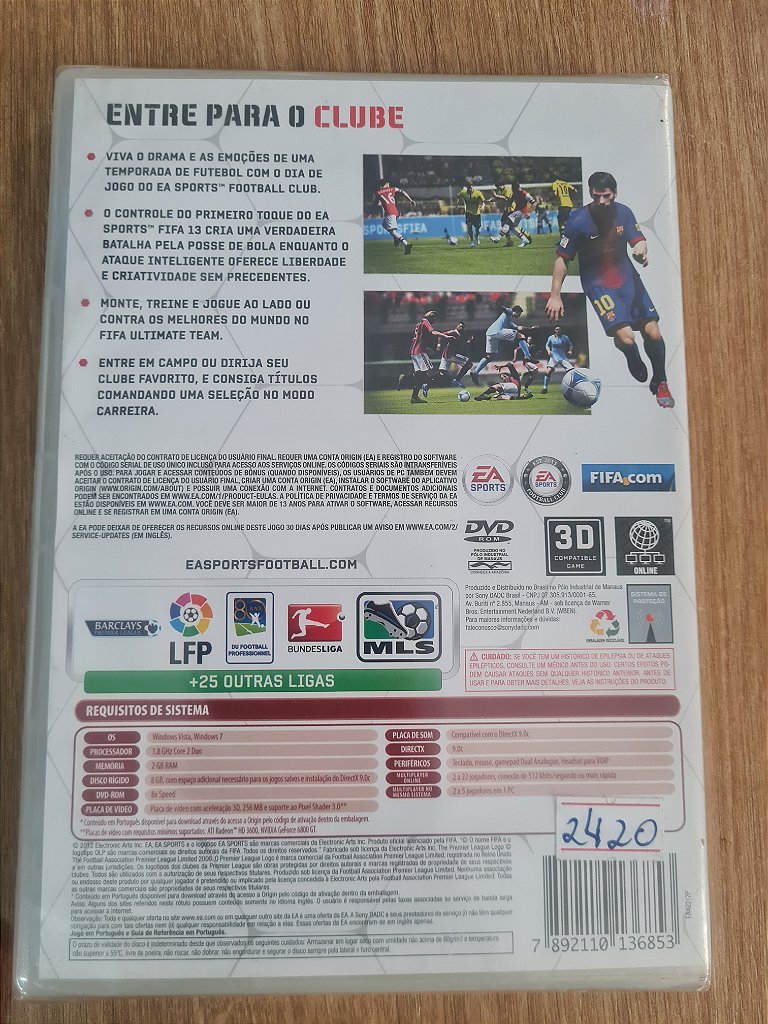 Jogo para PC FIFA 13 Lacrado Original – imagem 2