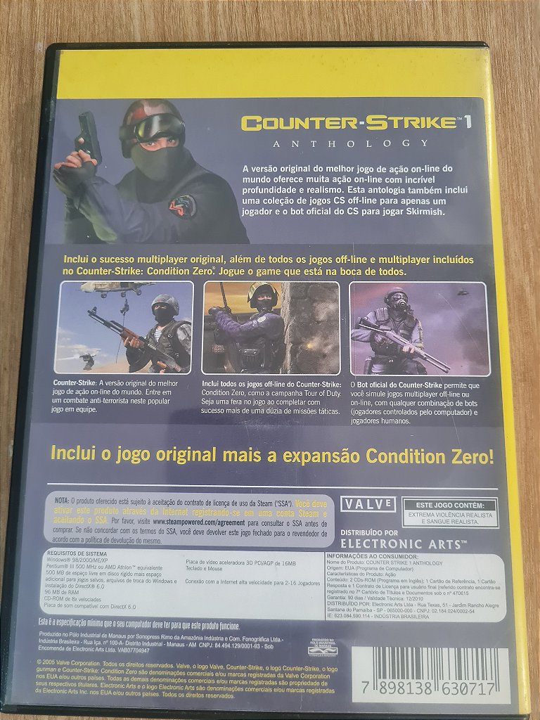 Jogo para PC Counter-Strike 1 Anthology Original – imagem 3