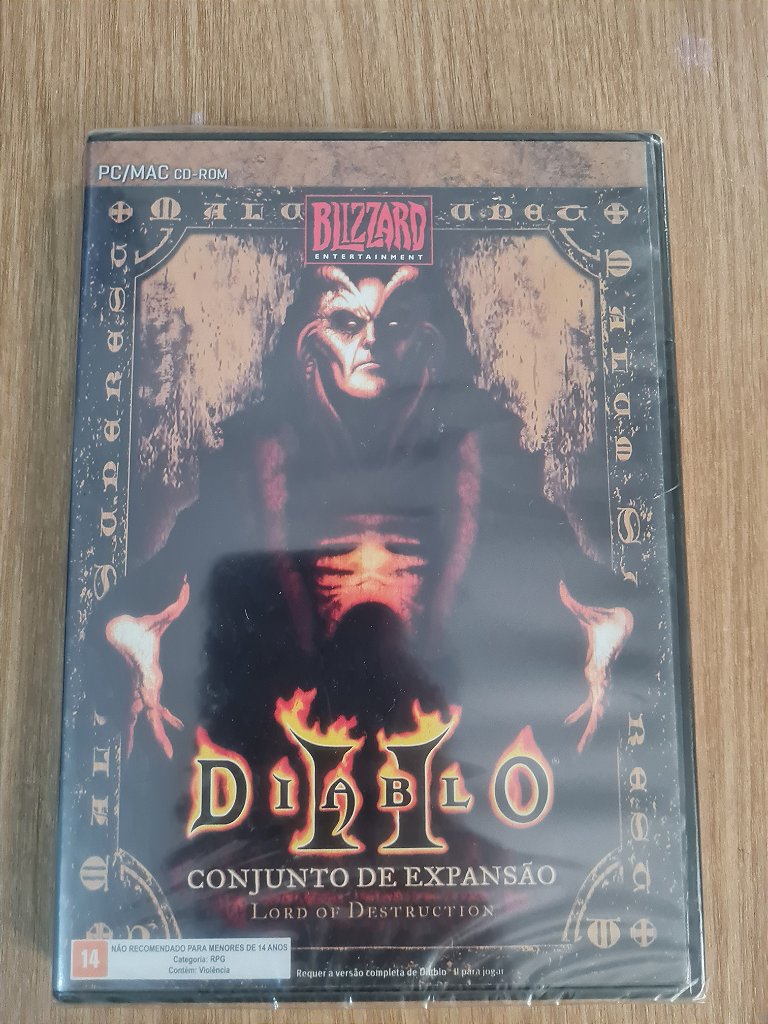 Jogo para PC Diablo 2 Lord of Destruction Lacrado Original