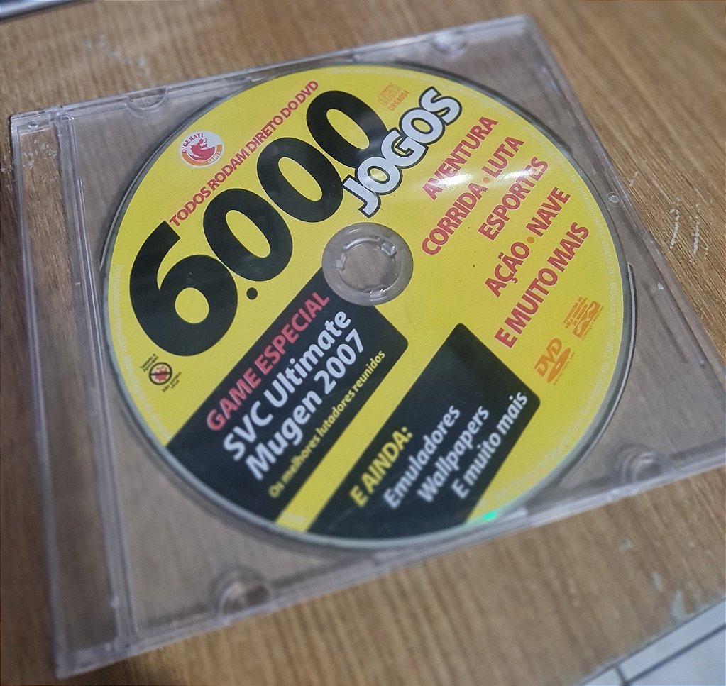 Jogo para PC 6000 Jogos SVC Ultimate Mugen 2007 Original