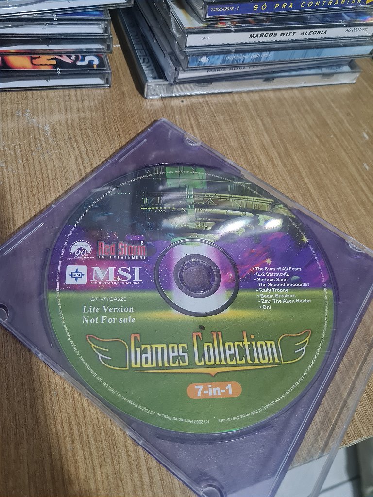 Jogo para PC Games Collection 7-in-1 (MSI / Red Storm) Original
