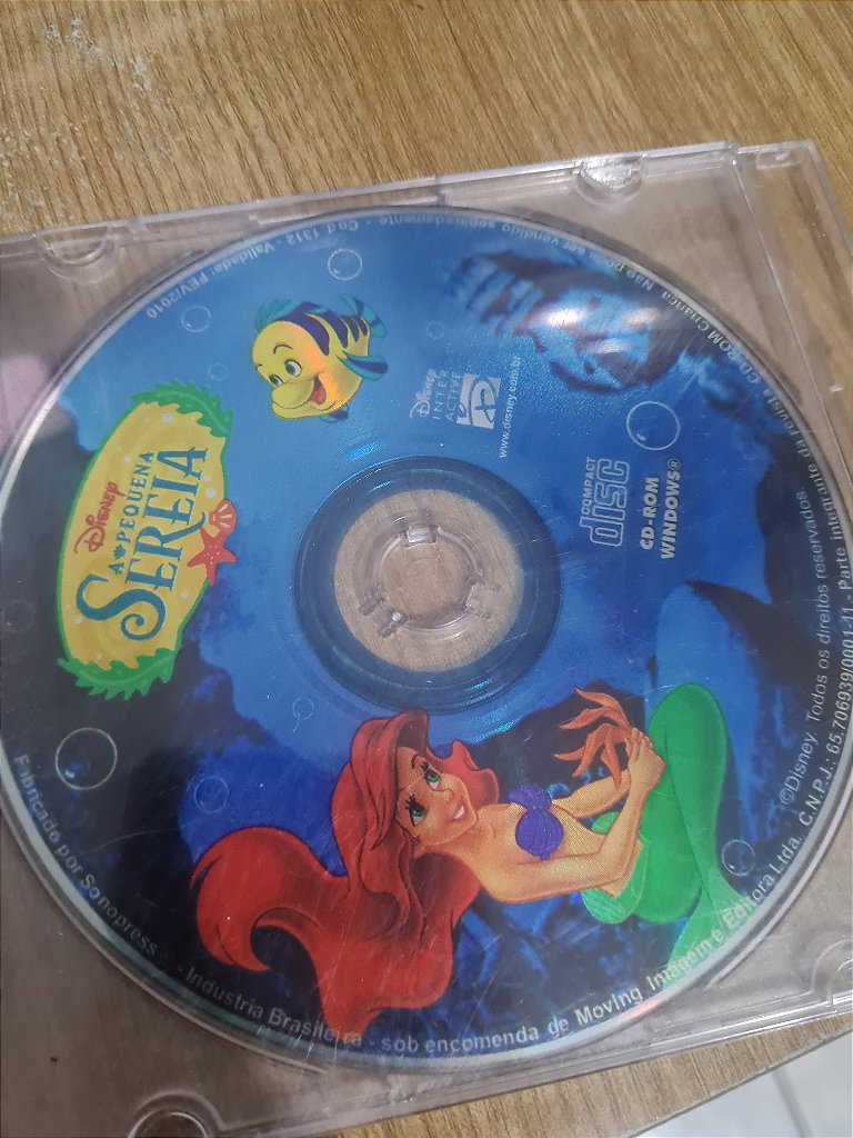 Jogo para PC A Pequena Sereia Disney Original