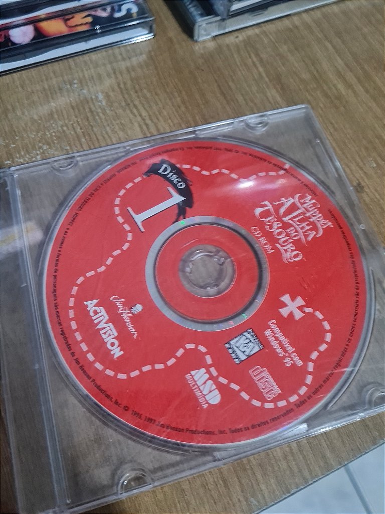 Jogo para PC Muppet A Ilha do Tesouro Disco 1 Original