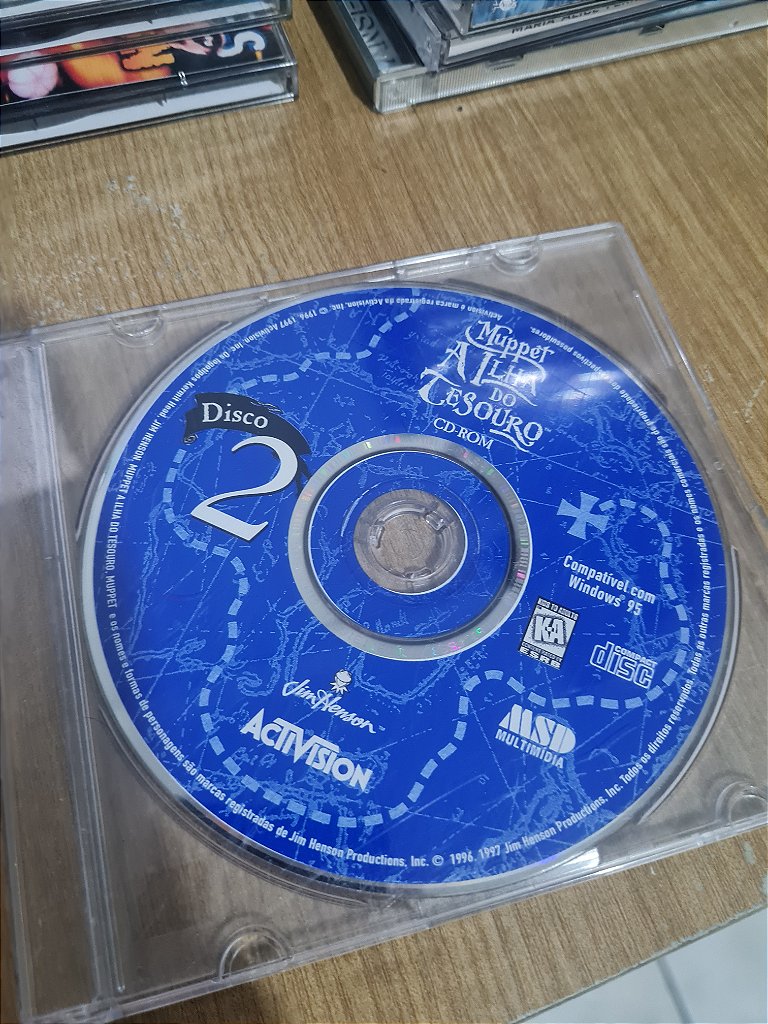 Jogo para PC A Ilha do Tesouro Disco 2 Original