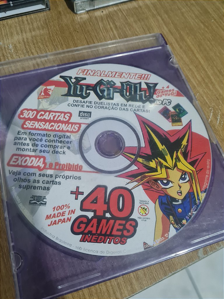 Jogo para PC CD Yu-Gi-Oh! +40 games Original