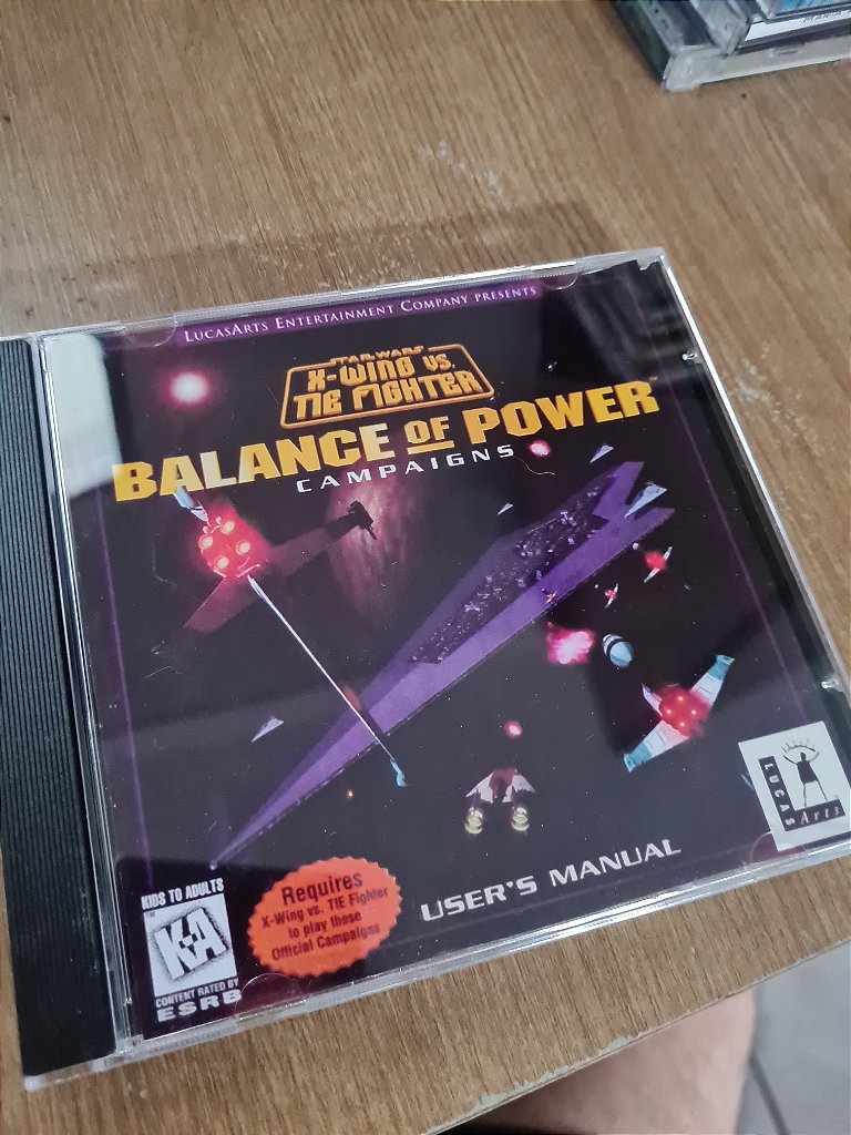 Jogo para PC X-Wing vs TIE Fighte: Balance of Power Original